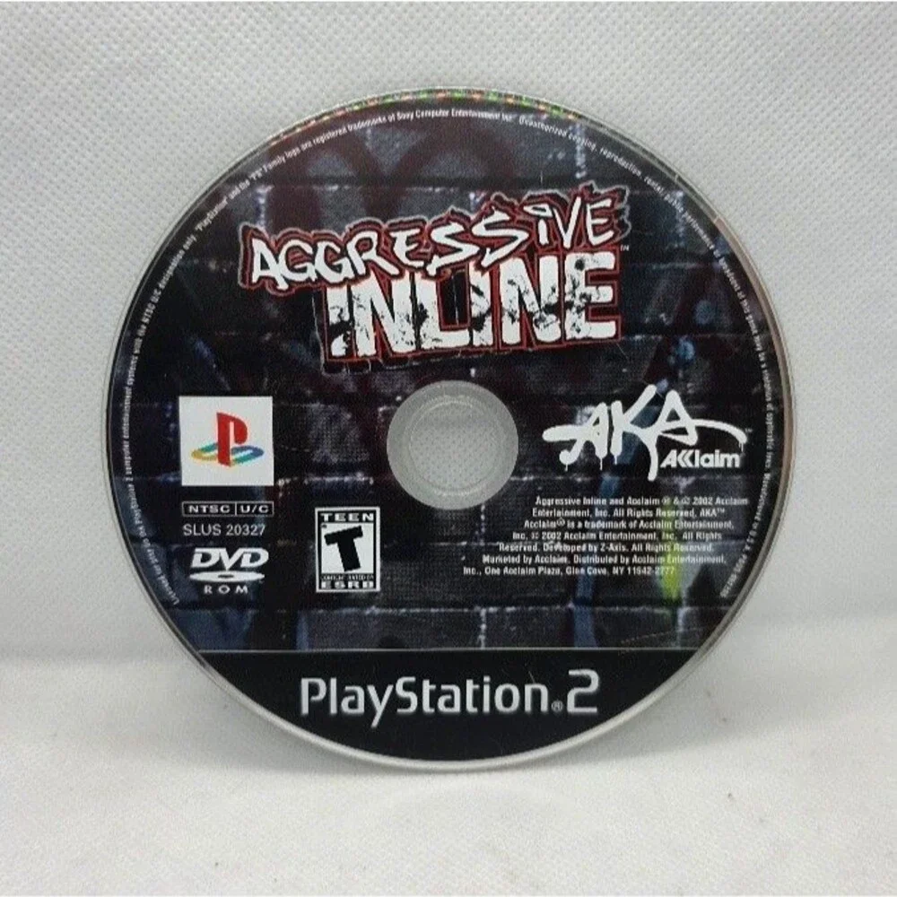 Aggressive Inline (PlayStation 2, 2002) - Disc Only